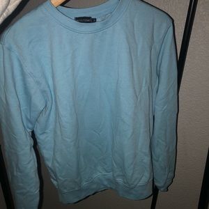 baby blue crew neck